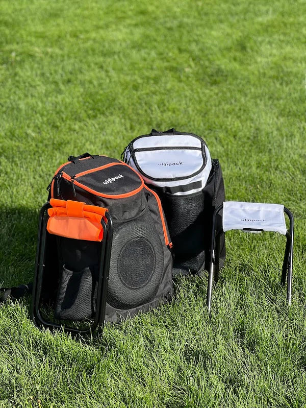 Ultipack Ultimate Frisbee Backpack (Black/Orange)